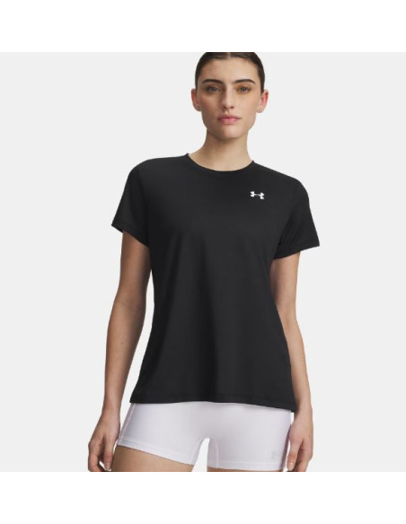 CAMISETA CORTA COOLMAX SRA NEGRO UA´25