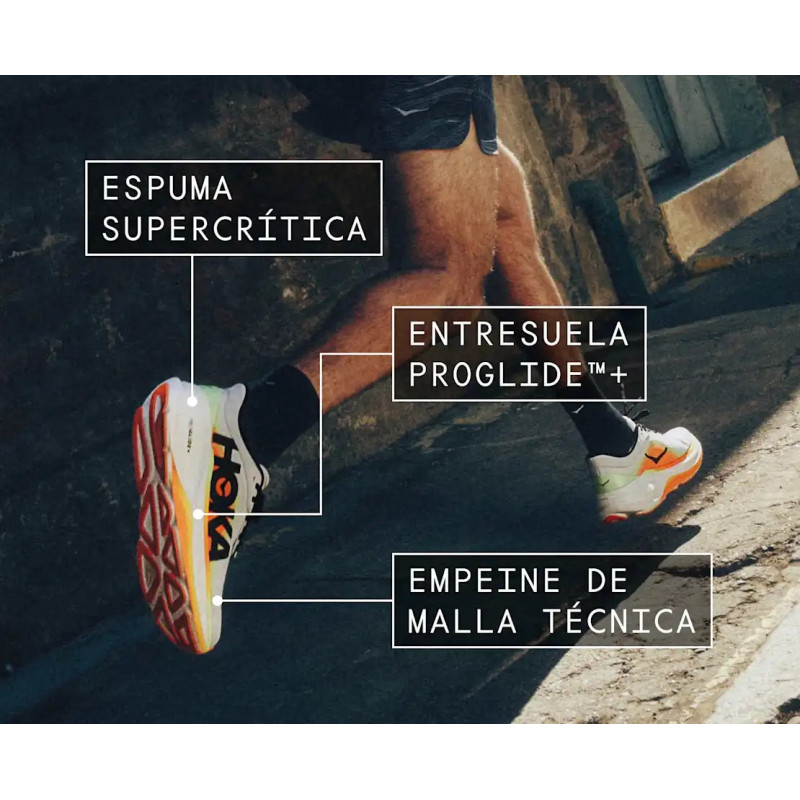 ZAPATILLA RUNNING HOKA CLIFTON PRO AZUL