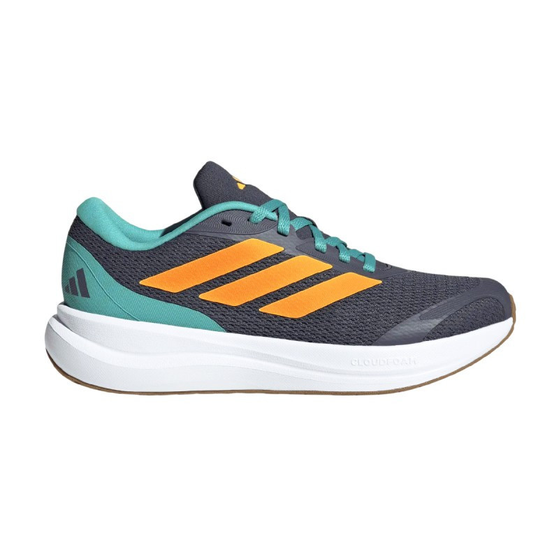ADIDAS ZAPATILLA RUNFALCON 6 J GRIS NARANJA VERDE NIÑO