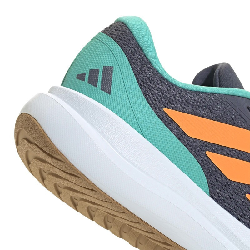 ADIDAS ZAPATILLA RUNFALCON 6 J GRIS NARANJA VERDE NIÑO