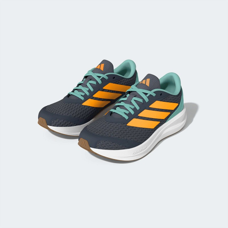 ADIDAS ZAPATILLA RUNFALCON 6 J GRIS NARANJA VERDE NIÑO
