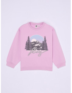 SUDADERA NIÑA LOGO PCHO RSA