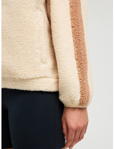 CHAQUETA POLAR BEIG BORREGUITO 2
