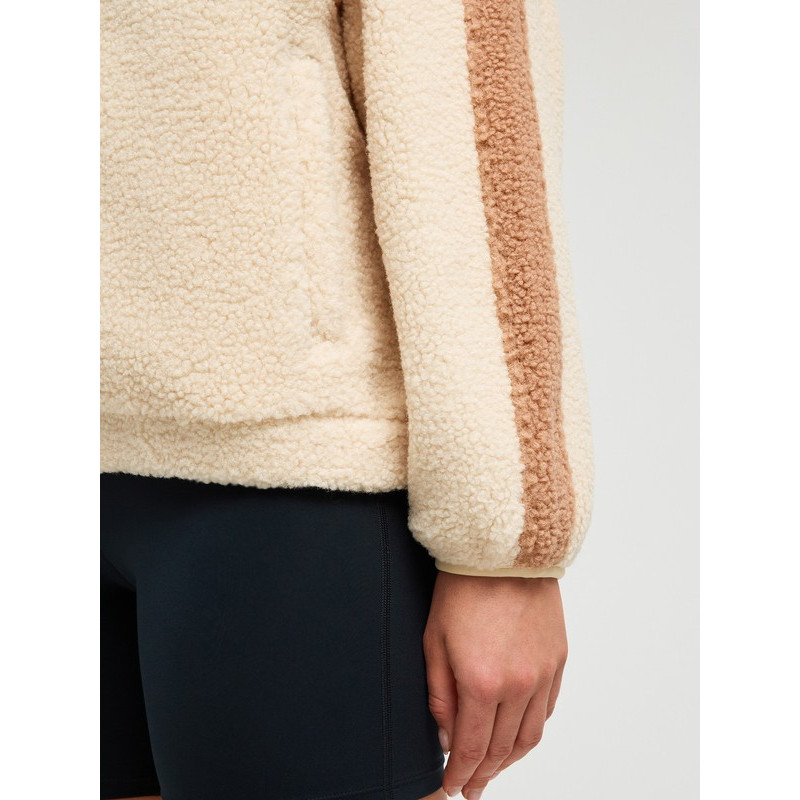 CHAQUETA POLAR BEIG BORREGUITO