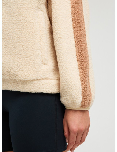 CHAQUETA POLAR BEIG BORREGUITO
