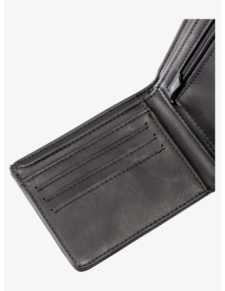 CARTERA QUIKSILVER SLIM RAYS NGR DOBLE HOJA