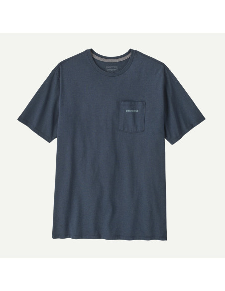 CAMISETA PATAGONIA LOGO POCKET MNO