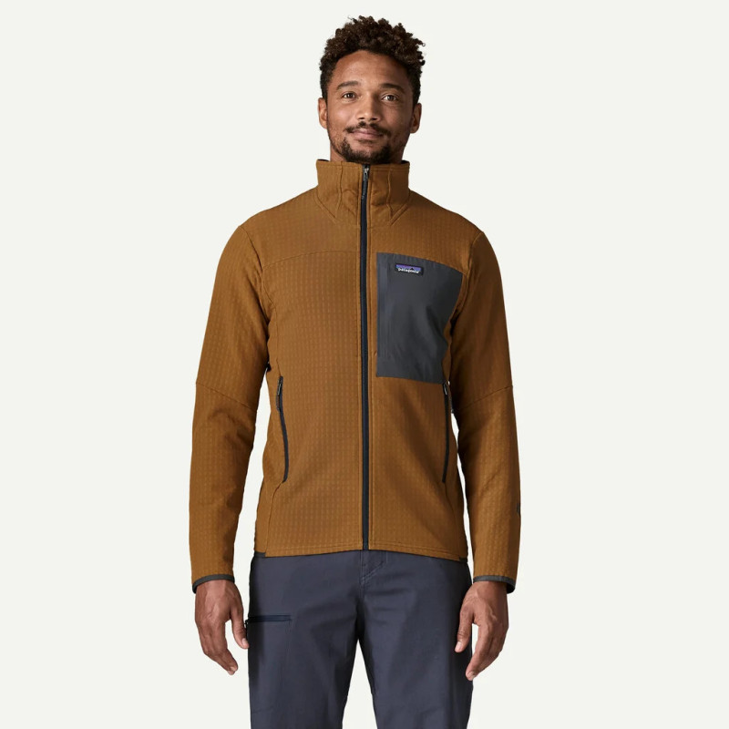 CHAQUETA ELASTICA PATAGONIA TECHFACE OCRE