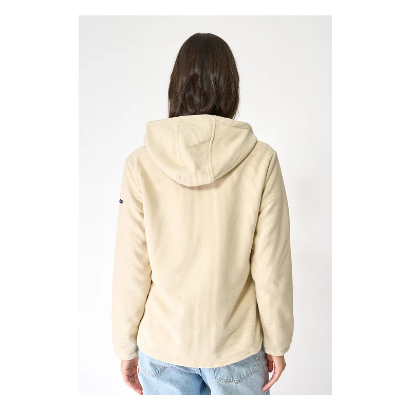 CHAQUETA POLAR CAPUCHA MUJER
