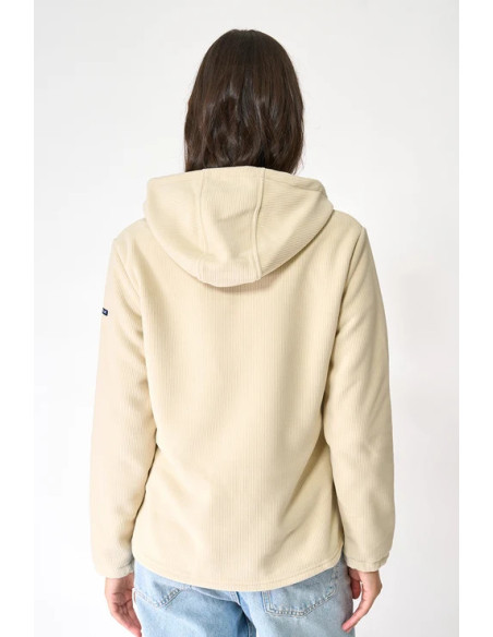 CHAQUETA POLAR CAPUCHA MUJER