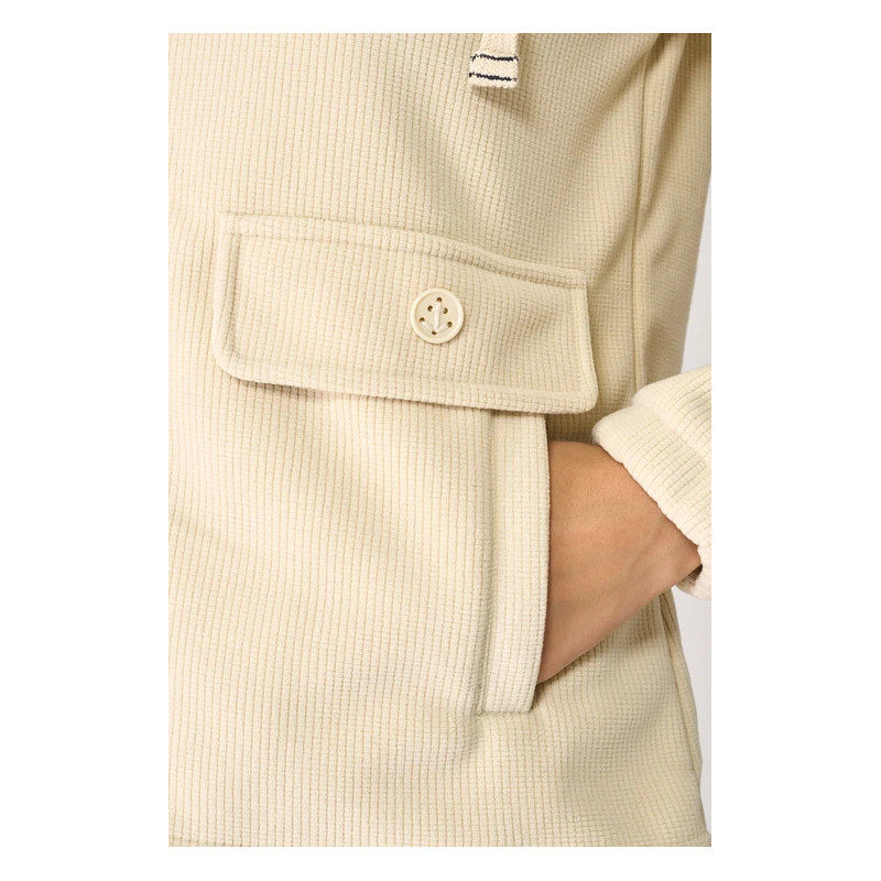 CHAQUETA POLAR CAPUCHA MUJER