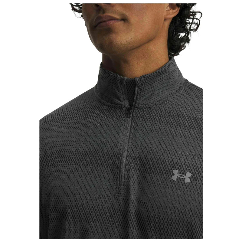 UA VELOCITI  POLO 1/4 CREMLL GRIS SR UA´26