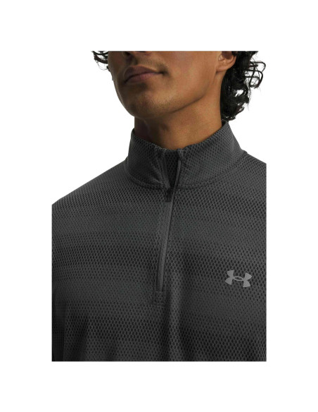UA VELOCITI  POLO 1/4 CREMLL GRIS SR UA´26