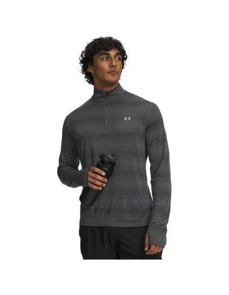 UA VELOCITI  POLO 1/4 CREMLL GRIS SR UA´26