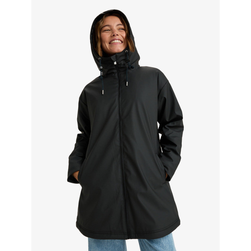 RAIN ROAD POL Z (PSJ0) GABARDINA NGR ROXY
