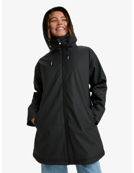 RAIN ROAD POL Z (PSJ0) GABARDINA NGR ROXY