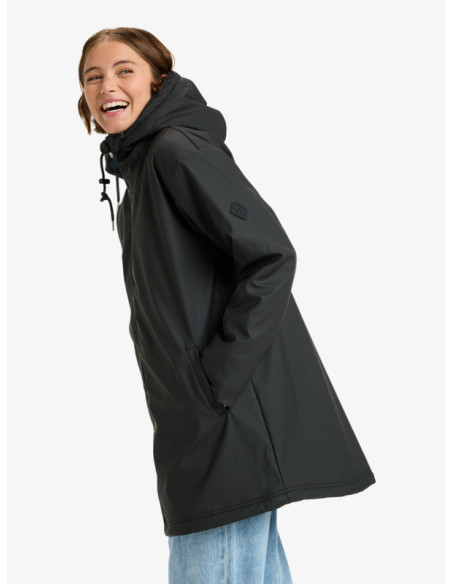 RAIN ROAD POL Z (PSJ0) GABARDINA NGR ROXY