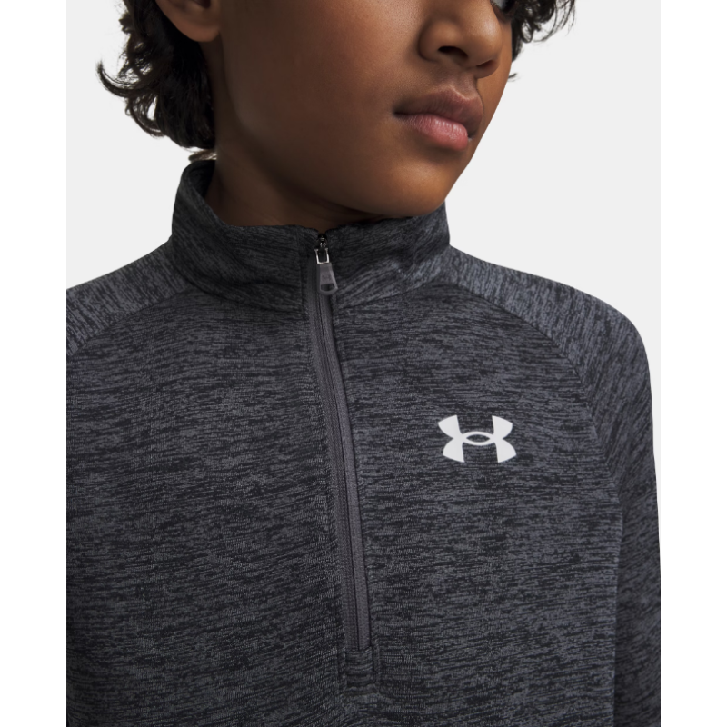 UA TECH 2.0 1/2 ZIP POLO 1/2CRELLERA GRIS