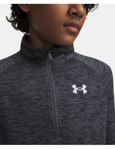 UA TECH 2.0 1/2 ZIP POLO 1/2CRELLERA GRIS