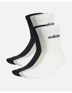CALCETIN 3 PACK ADIDAS LINEAR KIDS CREW