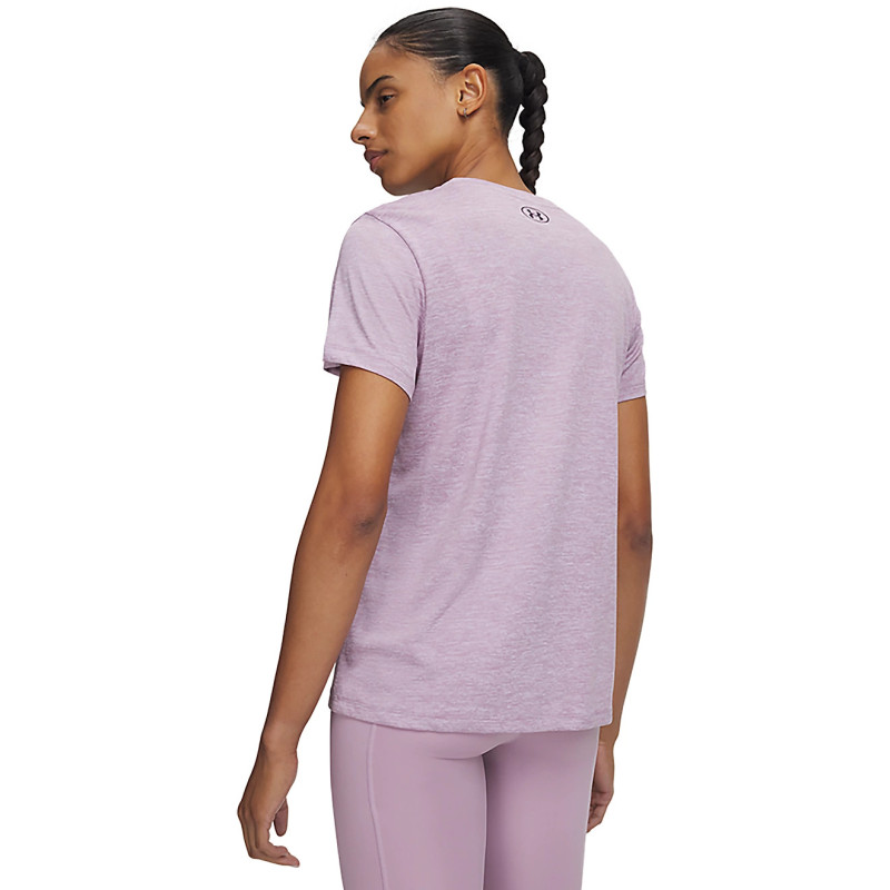 CAMISETA PICO UA TECH™ TWIST SSC LILA