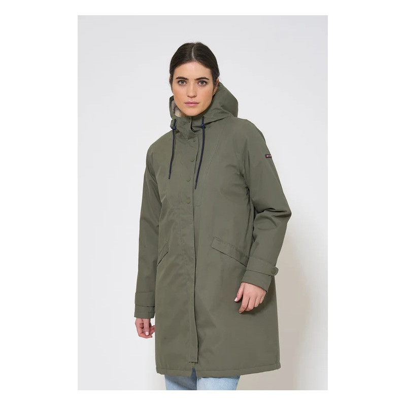 ABRIGO  BATELA IMPERMEABLE ALGODÓN