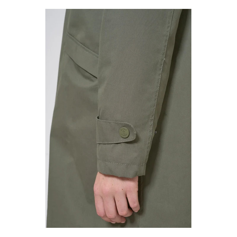 ABRIGO  BATELA IMPERMEABLE ALGODÓN