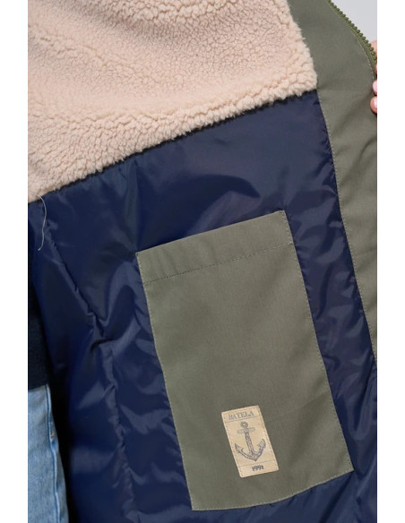 ABRIGO  BATELA IMPERMEABLE ALGODÓN