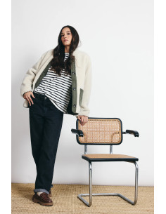 CHAQUETA BATELA REVERSIBLE BORREGO