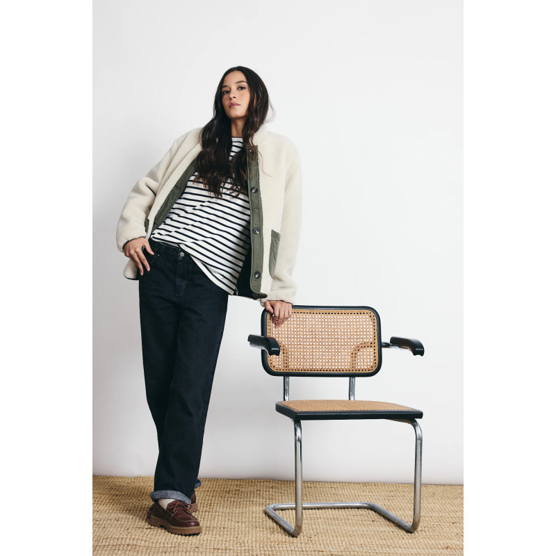 CHAQUETA BATELA REVERSIBLE BORREGO