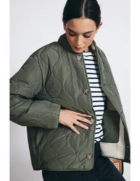 CHAQUETA BATELA REVERSIBLE BORREGO