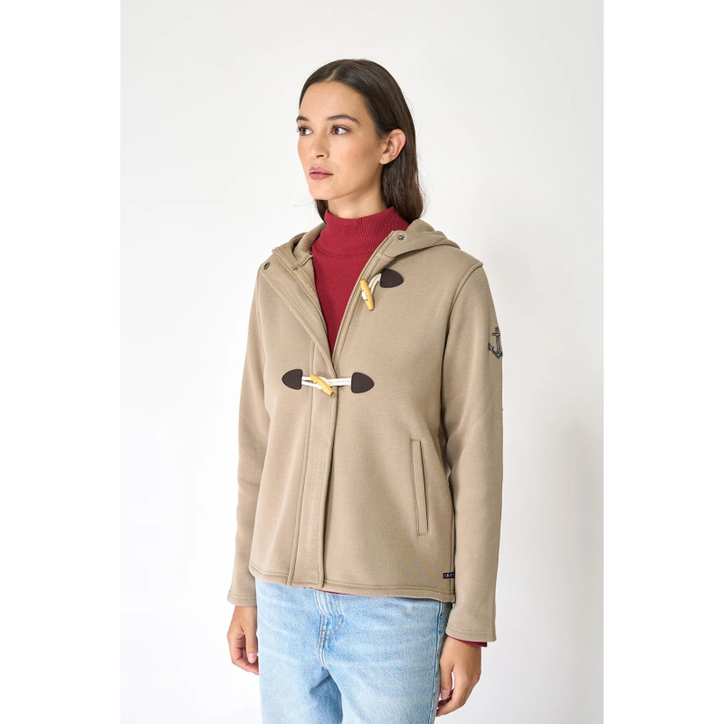 CHAQUETA BATELA FELPA BEIGE