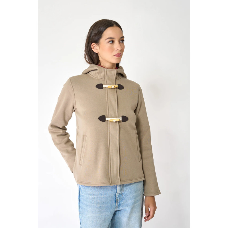CHAQUETA BATELA FELPA BEIGE