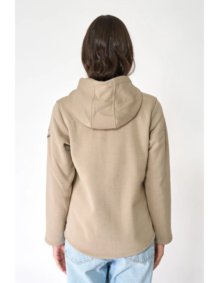 CHAQUETA BATELA FELPA BEIGE
