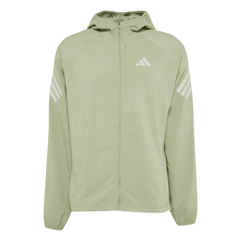 CHAQUETA RUNNING VERDE SR ADIDAS´26